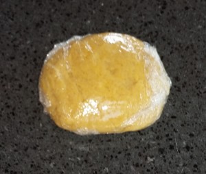 forma una palla e metti in frigo