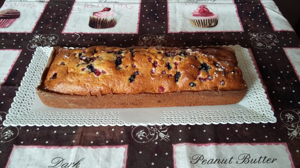 plumcake light ai frutti di boscoi