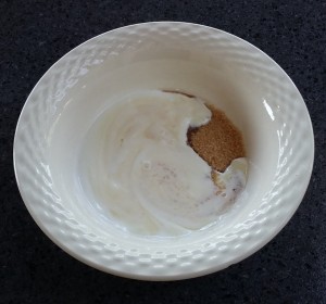 blondies- mixare ingredienti