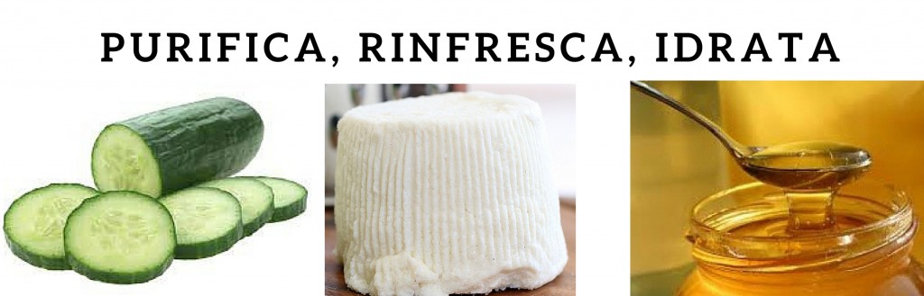maschera purificante alla ricotta