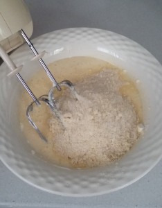 mix ingredienti nella ciotola