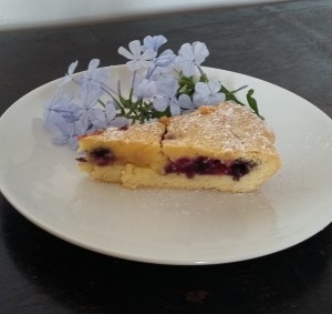 torta frutti di bosco e panna acida
