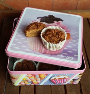 muffin alla crusca su tavolino