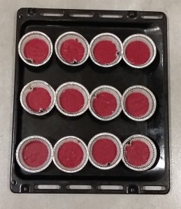 muffin red velvet prima di infornare