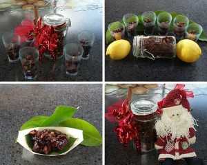 bicchierini di frutta secca, come servire la frutta secca