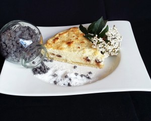 fetta di crostata ricotta e cocco