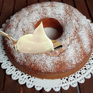 dolce alla panna, ciambella alla panna