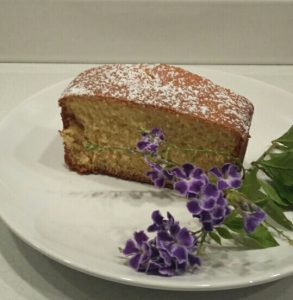 plumcake arancia e zenzero fetta